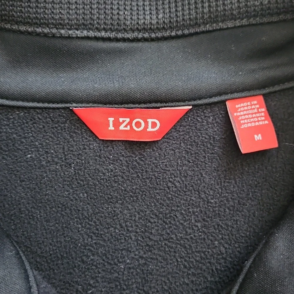 Izod Men's Black Pullover - Picture 2 of 5